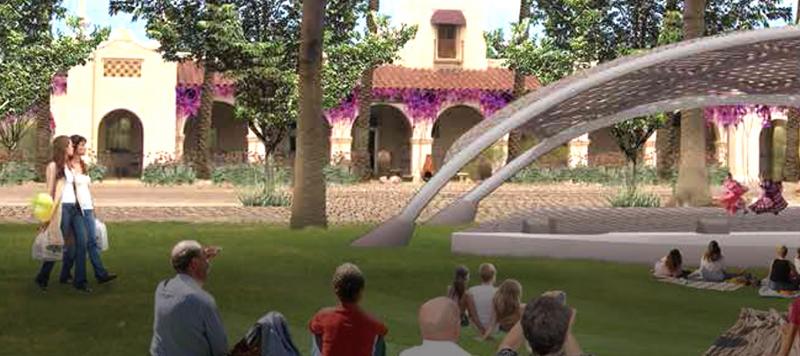 Master plan rendering of an outdoor park