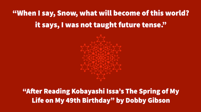 excerpt from Dobby Gibson poem