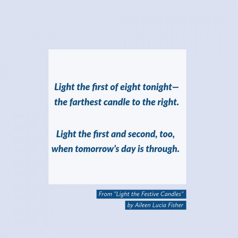 Light the Festive Candles poem