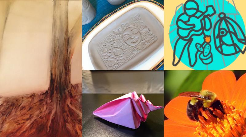 various art work made by Arts Endowment staff