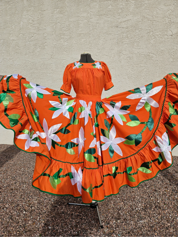 San Luis Potosi Orange Blossoms Dress Photo