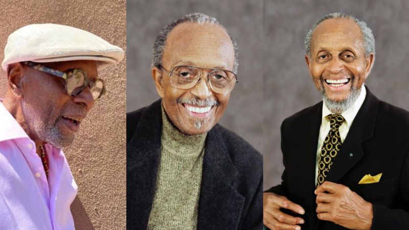 Photos of Albert, Percy and Jimmy Heath