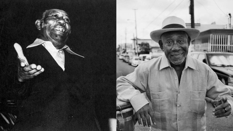 Black and white photos of Rafael and Modesto Cepeda