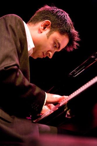 Vijay Iyer playing the piano