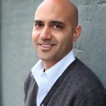 headshot of playwright Ayad Akhtar