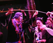 Theater performance on stage