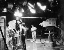 Behind the scenes at Matinee Theater at NBC Color City Studio 4 in Burbank, California. Photo courtesy of Kris Trexler