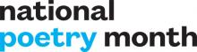 National Poetry Month word logo