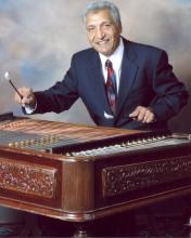 Nicolae Feraru with his cimbalom