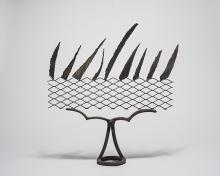Abstract Hanukkah menorah