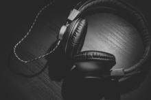 Black set of headphones