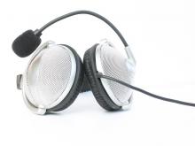 headphones lying on their side