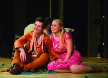 Todd Bartels as Florizel and Heather Wood as Perdita in the Shakespeare Theatre Company’s production of The Winter’s Tale, directed by Rebecca Taichman. Photo by T. Charles Erickson
