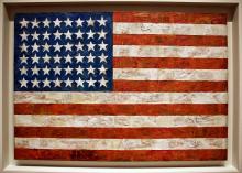 Flag painting by Jasper Johns