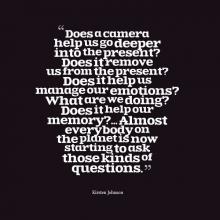 a long quote by Kirsten Johnson
