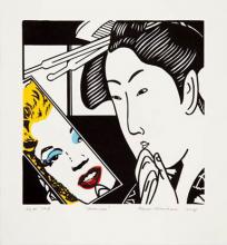 Lithograph by Roger Shimomura