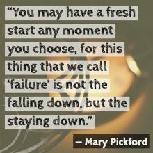 a quote by Mary Pickford