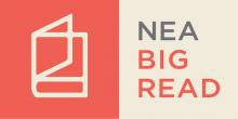 a logo in red and tan that says NEA Big Read