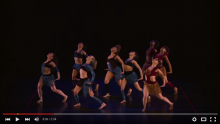 Women dancing onstage
