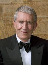 Portrait of Richard Gaddes in a suit and bowtie