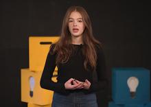 Mia Ronn reciting during 2022 Poetry Out Loud National Finals