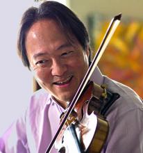 Scott Yoo with violin