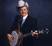 Man playing a banjo.