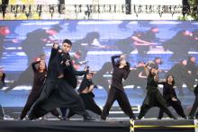young dancers performing