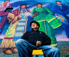 Steve Tamayo Ancestral Voices Mural South Omaha Nebraska Photo
