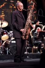 Jimmy Heath performing at the annual NEA Jazz Masters awards concert held at Jazz at Lincoln Center in New York City. Photo by Tom Pich
