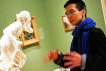 John Maeda at the RISD Museum's Granoff Galleries. Photo courtesy of the Rhode Island School of Design
