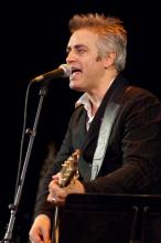 Wesley Stace performing at the Words and Music Festival (WAMFest), held at Fairleigh Dickinson University. Photo by Scott Giglio