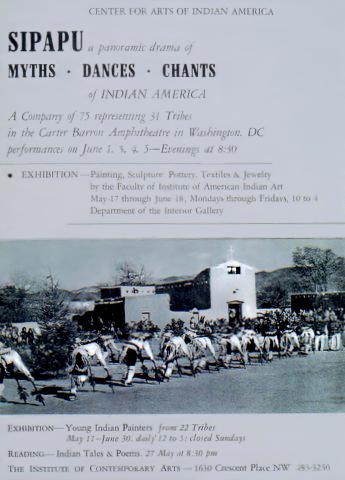The cover of a program for a performing arts event. 