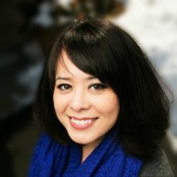 headshot of children's author Erin Entrada Kelly