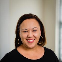 Head shot of a woman smiling