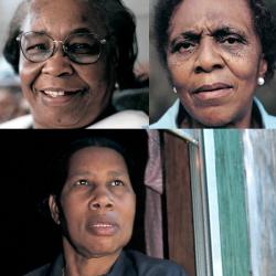 Headshot of three women