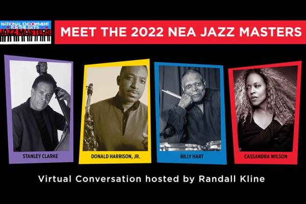 Colorful collage ot the 2022 NEA Jazz Masters