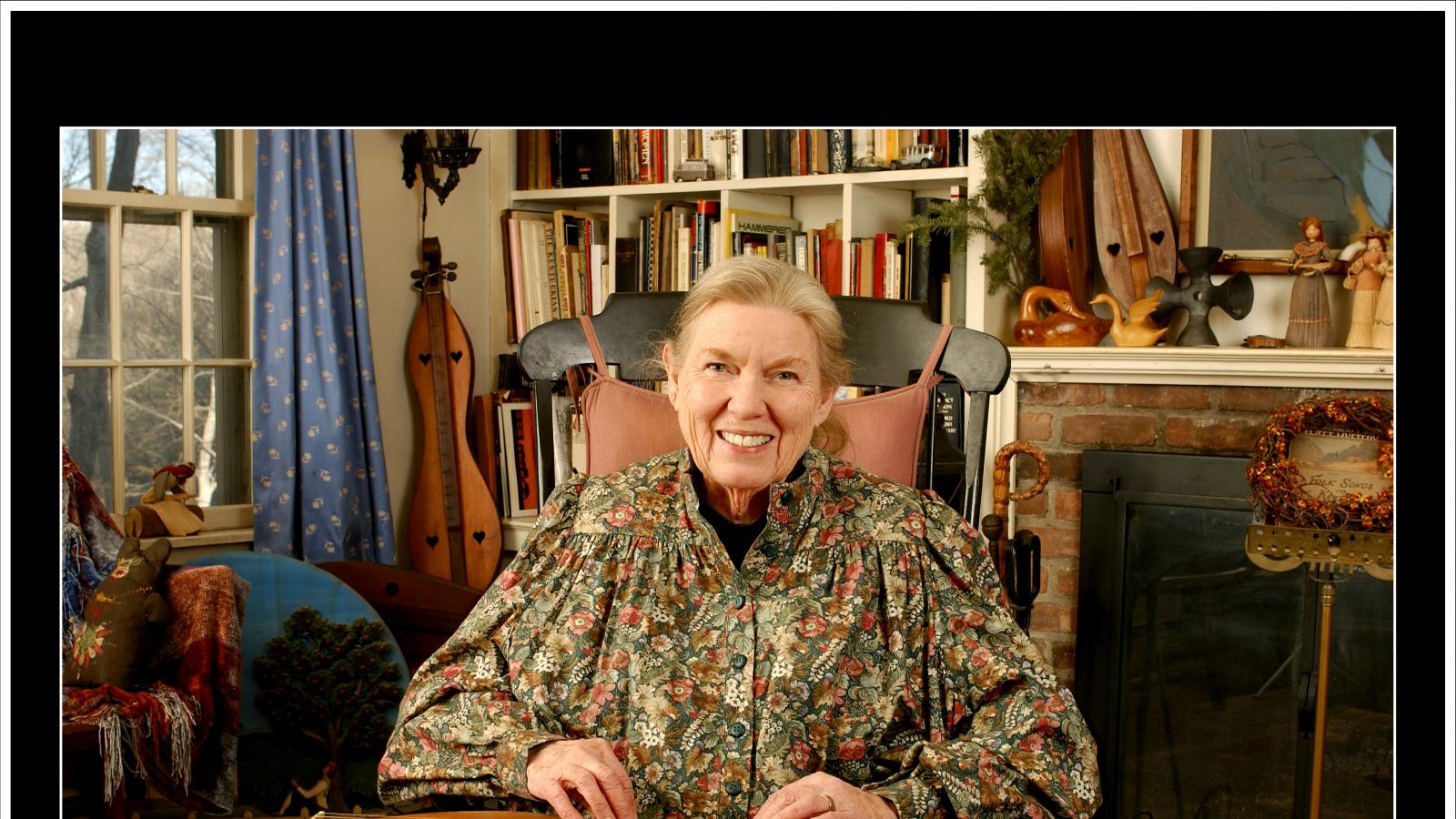 headshot of dulcimer player smiling