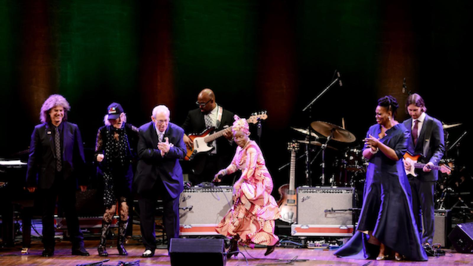 performers on stage at the 2018 NEA Jazz Masters Tribute Concert