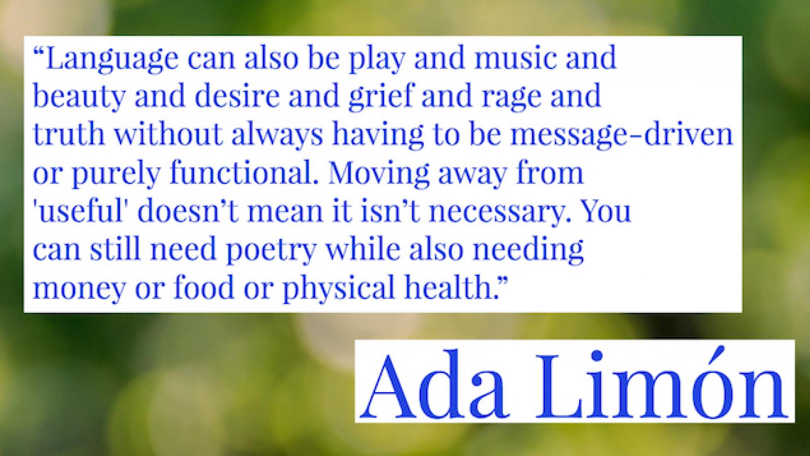 quote by Ada Limon