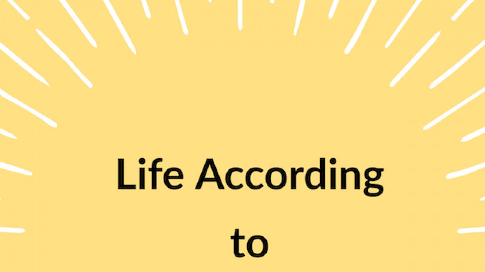 graphic that reads Life According to Ava DuVernay