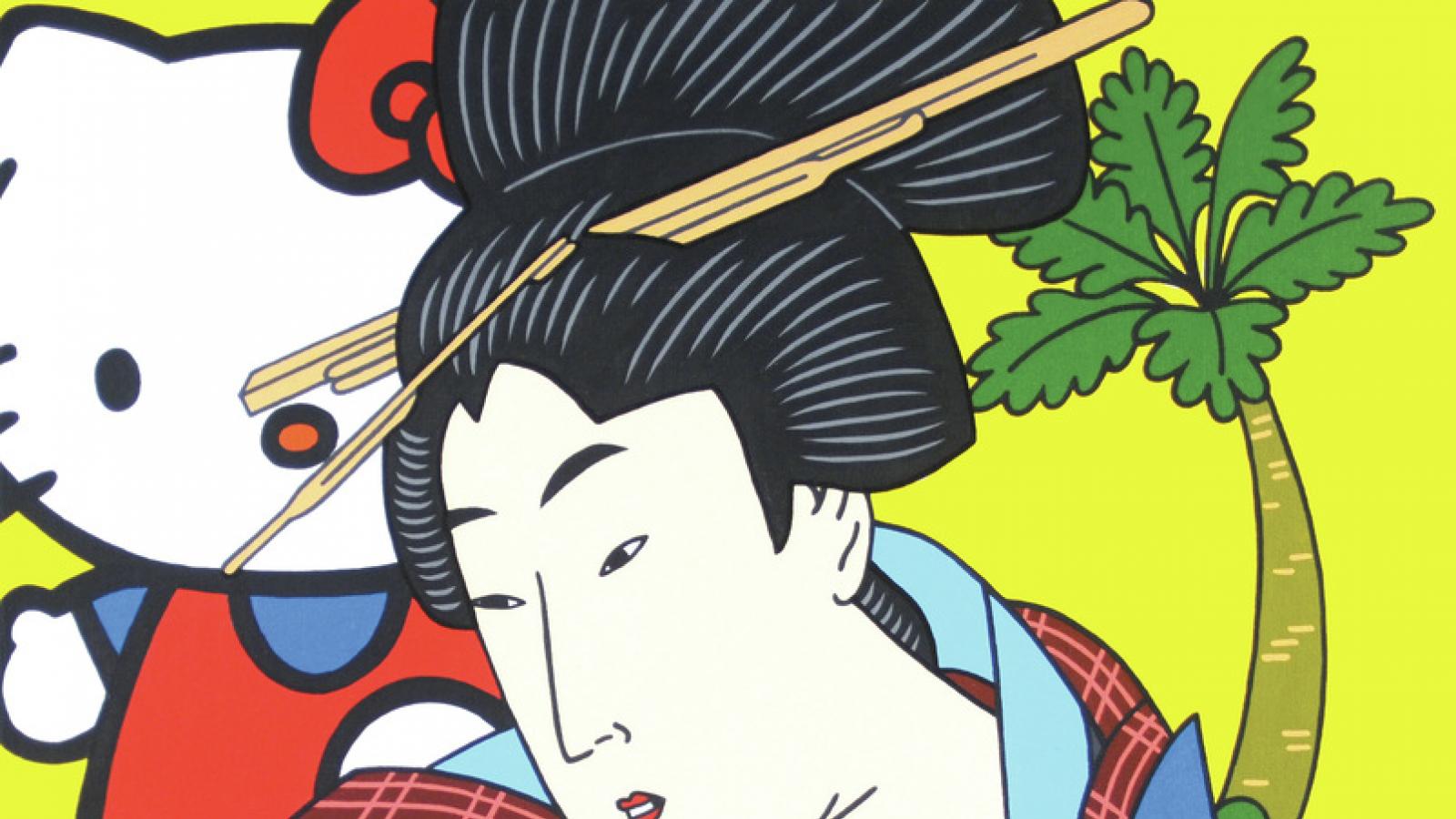 Painting by Roger Shimomura