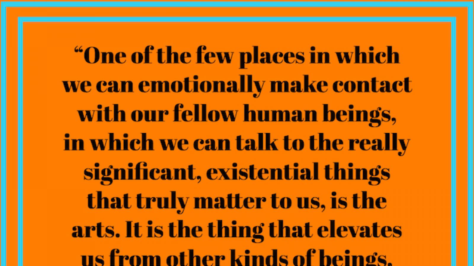 quote by National Museum of African Art Director Gus Casely-Hayford