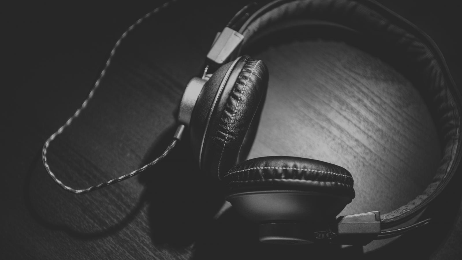 Black set of headphones
