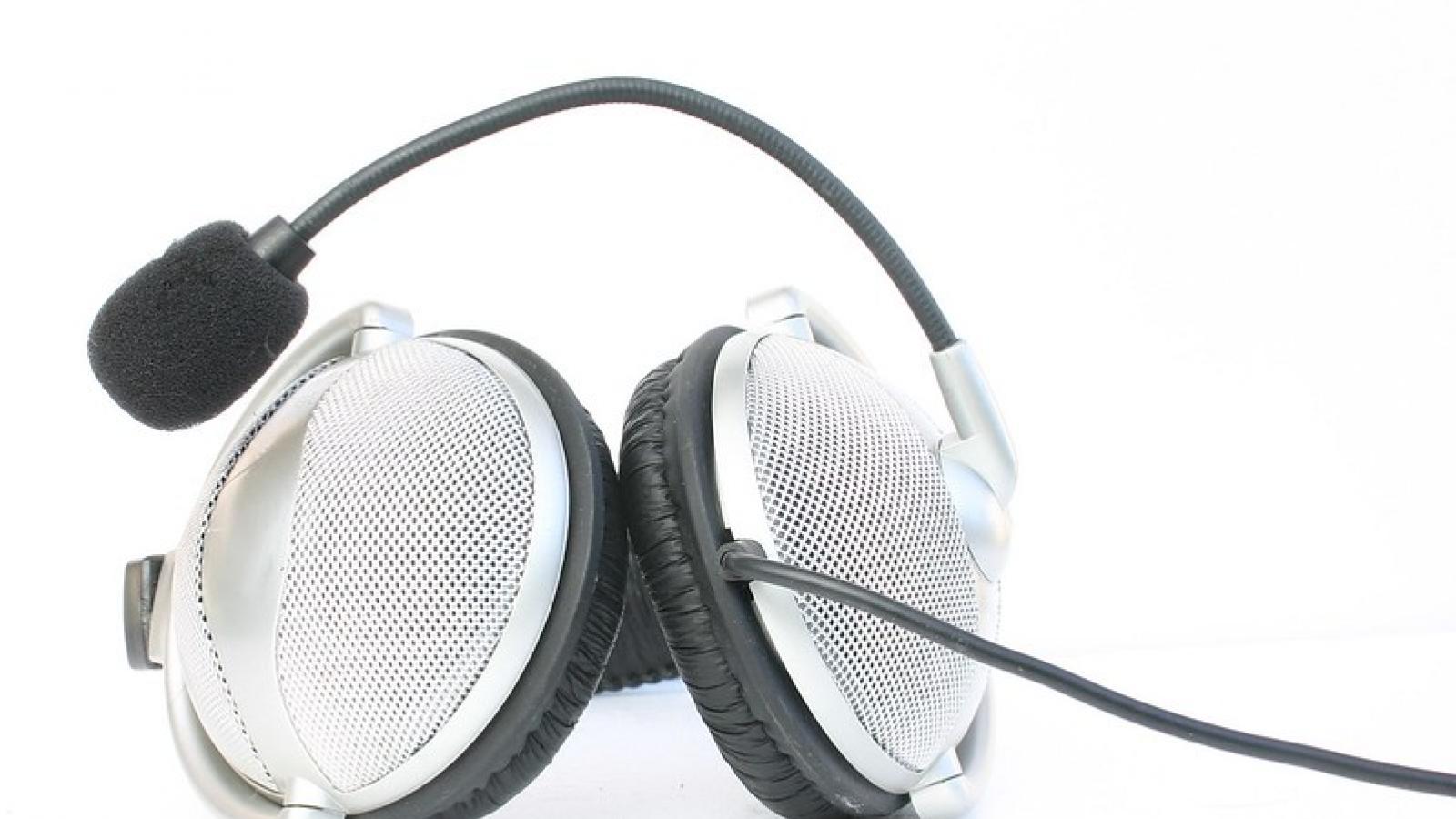 headphones headphones lying on their side