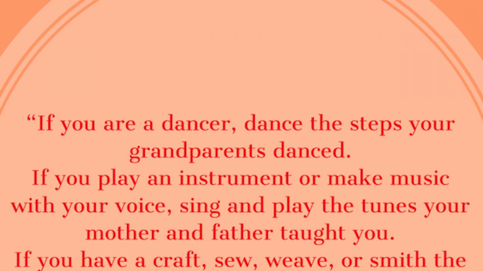 quote by Anthony Johnson of Singing and Praying Bands of Maryland and Delaware