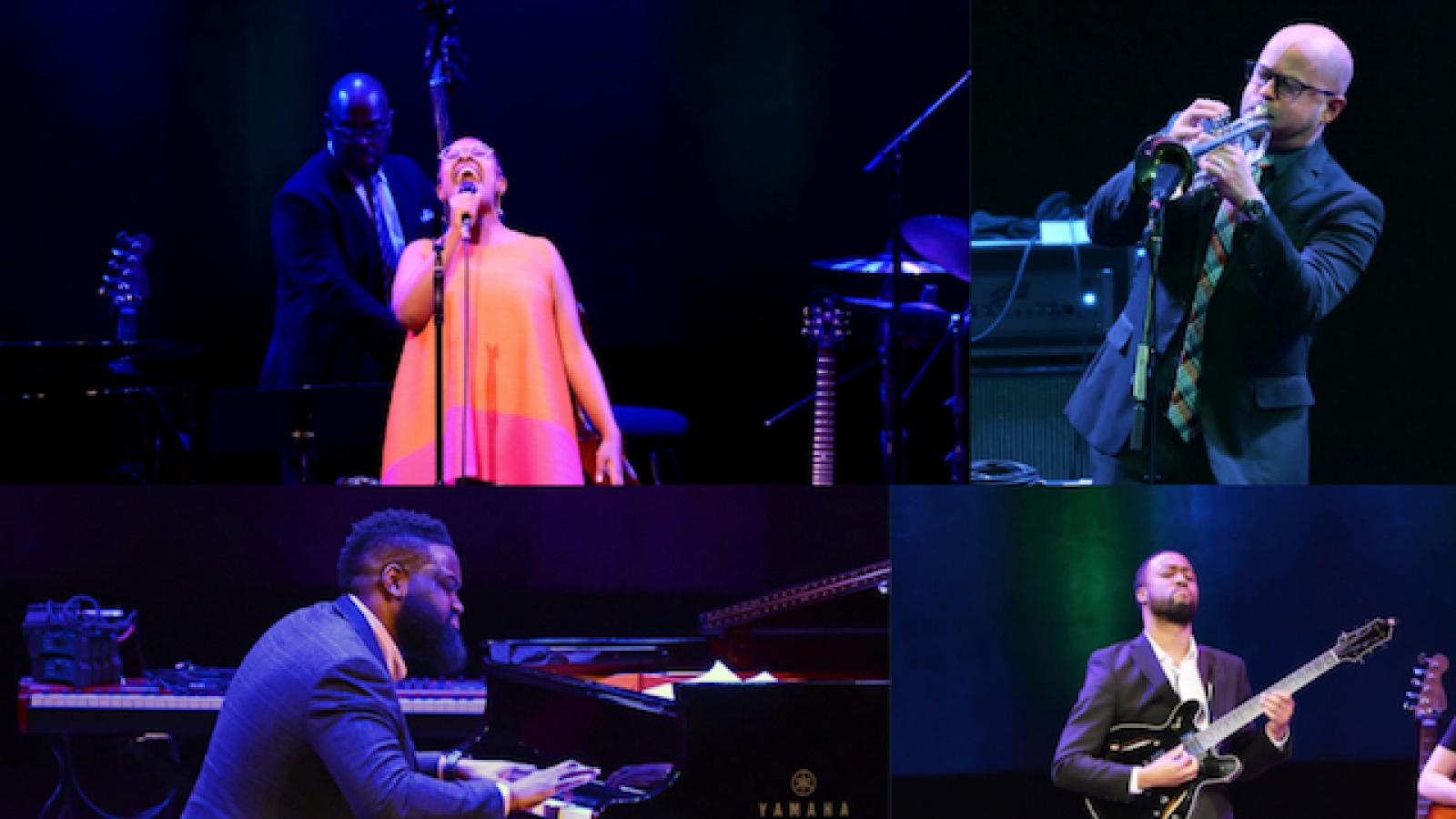 collage of various performers at last year's NEA Jazz Masters tribute concert