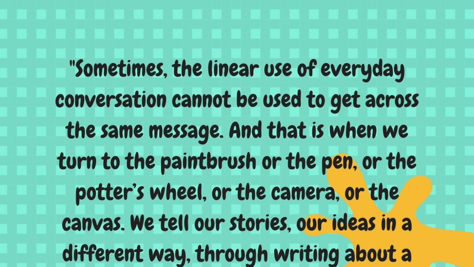 A quote by NEA Chairman Jane Chu