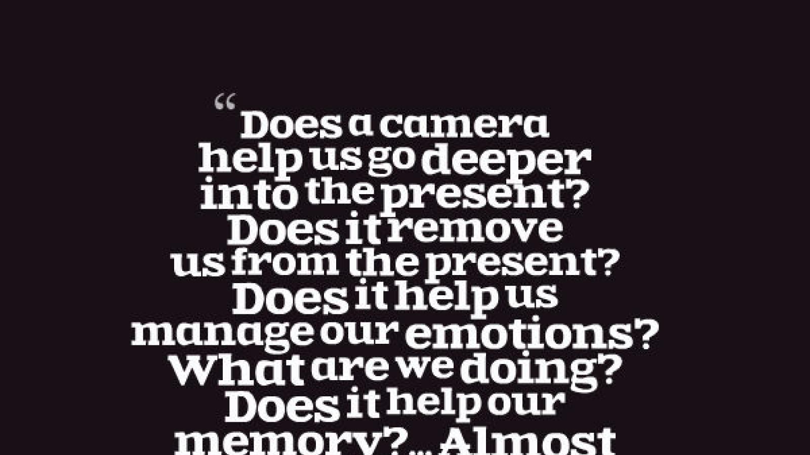 a long quote by Kirsten Johnson