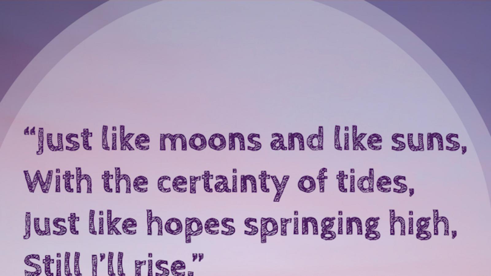 Maya Angelou quote
